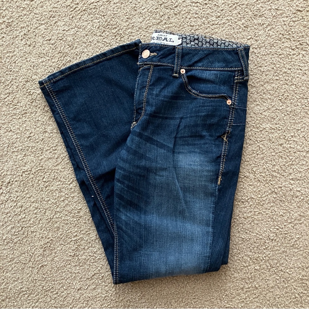 Ariat Dark Blue Wide Leg Jeans